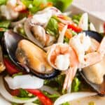 piatto di frutti di mare