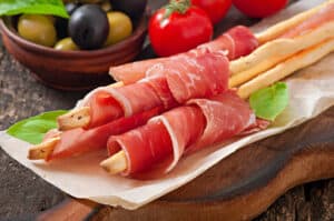 grissini torinesi con prosciutto crudo