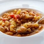 piatto di pasta e fagioli