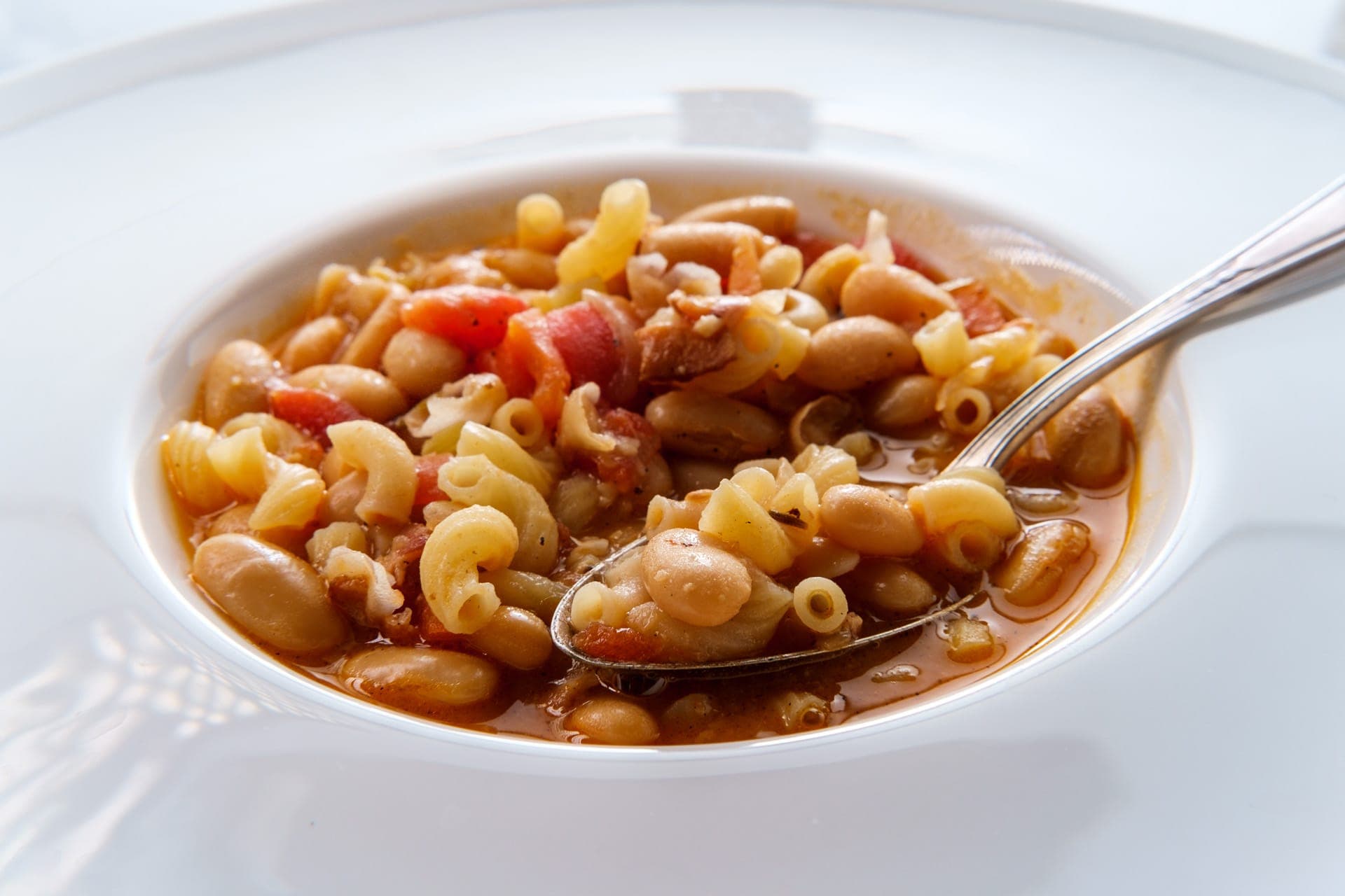 piatto di pasta e fagioli