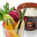 bagna cauda piemontese con verdure