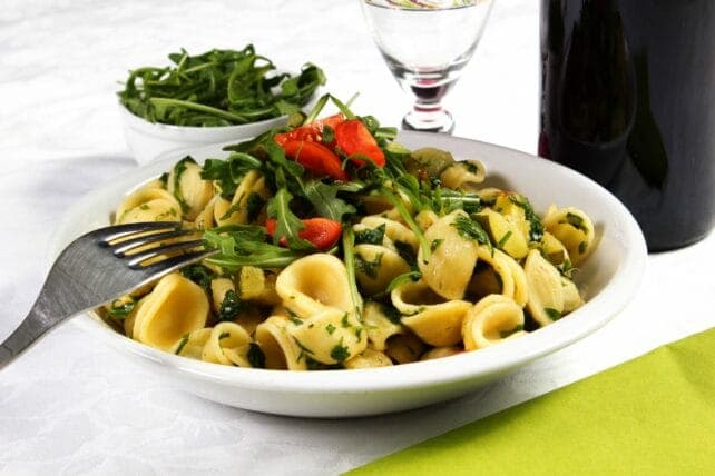 orecchiette rucola e pancetta