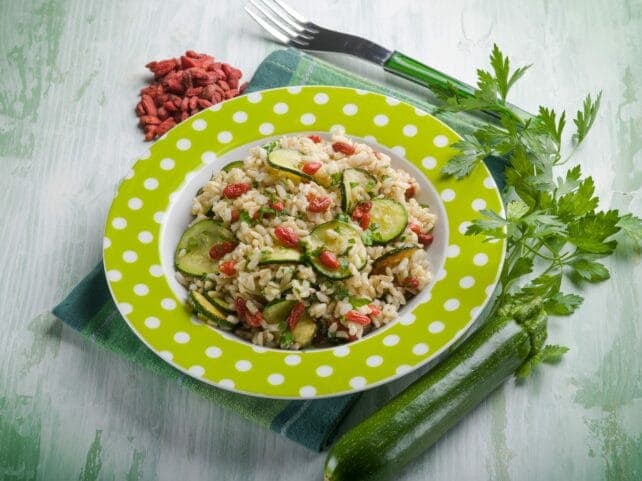 risotto con bacche di goji